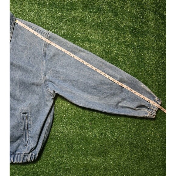 Vintage 104th U.S. Open Shinnecock Hills Denim Jacket Embossed (Men's M) - Picture 9 of 16